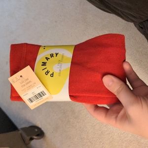 Primary cherry red tights sz M(4-6)